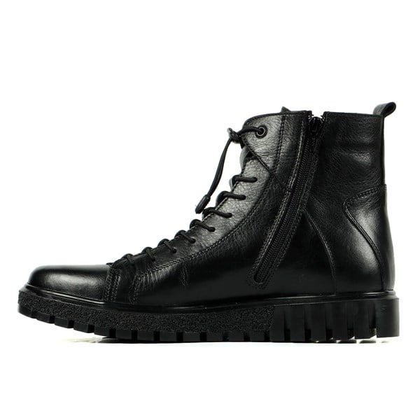 Genuine Leather Black Men's Boots