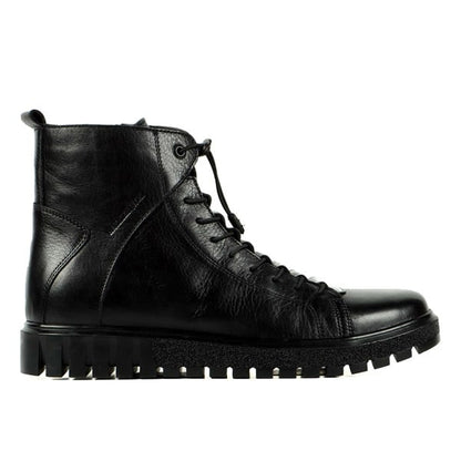 Genuine Leather Black Men's Boots