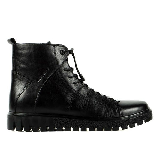 Genuine Leather Black Men's Boots