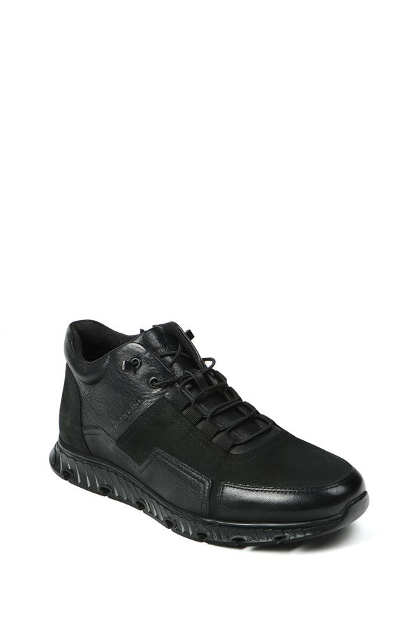Palma Genuine Leather Black Men's Boots