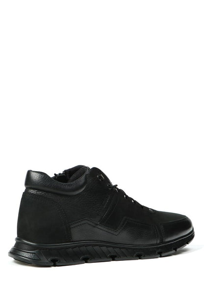 Palma Genuine Leather Black Men's Boots