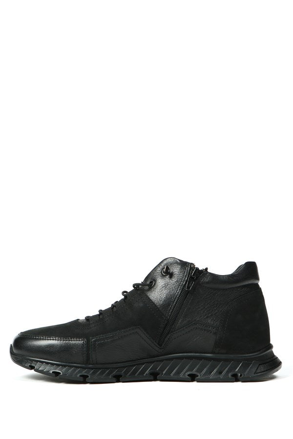 Palma Genuine Leather Black Men's Boots