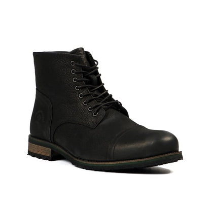 Black Male Boots Leather