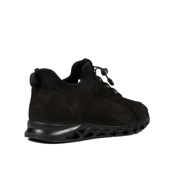 Genuine Leather Black Men's Shoes