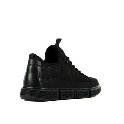 Real Madrid Leather Black Men's Everyday Shoes