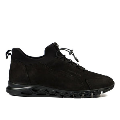Genuine Leather Black Men's Shoes