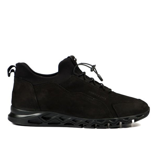 Genuine Leather Black Men's Shoes