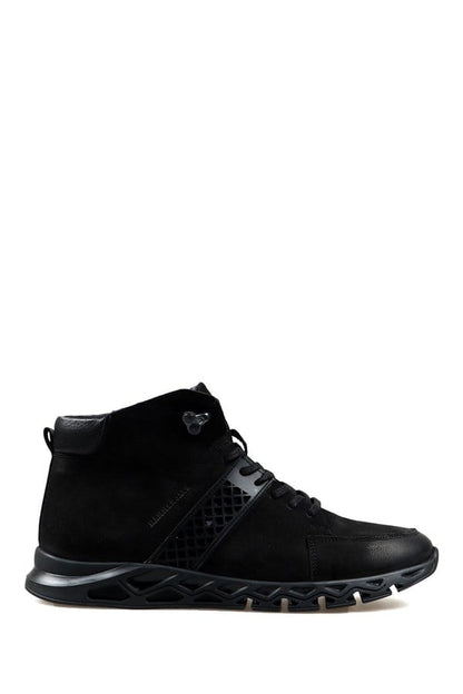 Genuine Leather Black Men's Boots