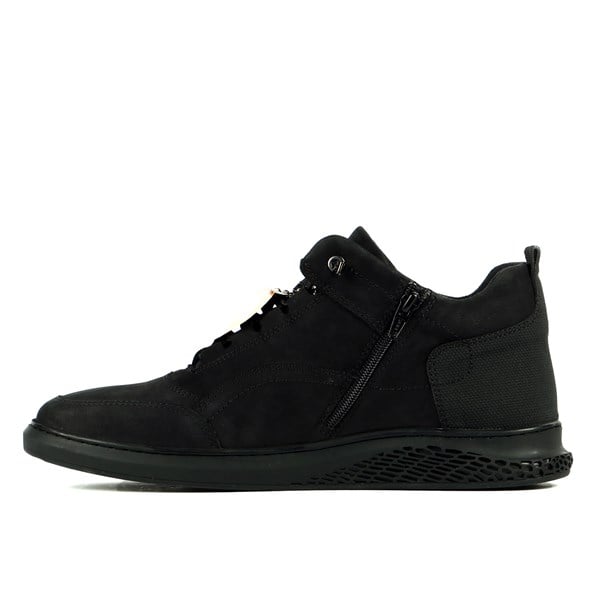 Macon Genuine Leather Black  Men's Boots