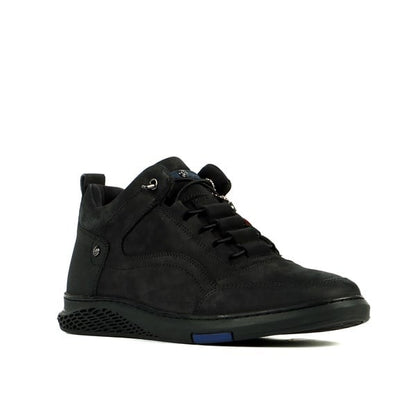 Macon Genuine Leather Black  Men's Boots
