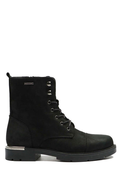 Real Leather Black Torje Outdoor Women's Boots