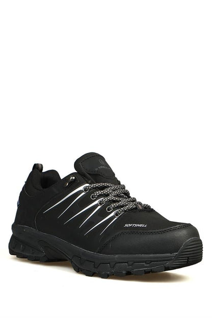 Waterproof Outdoor Men's Black Shoes