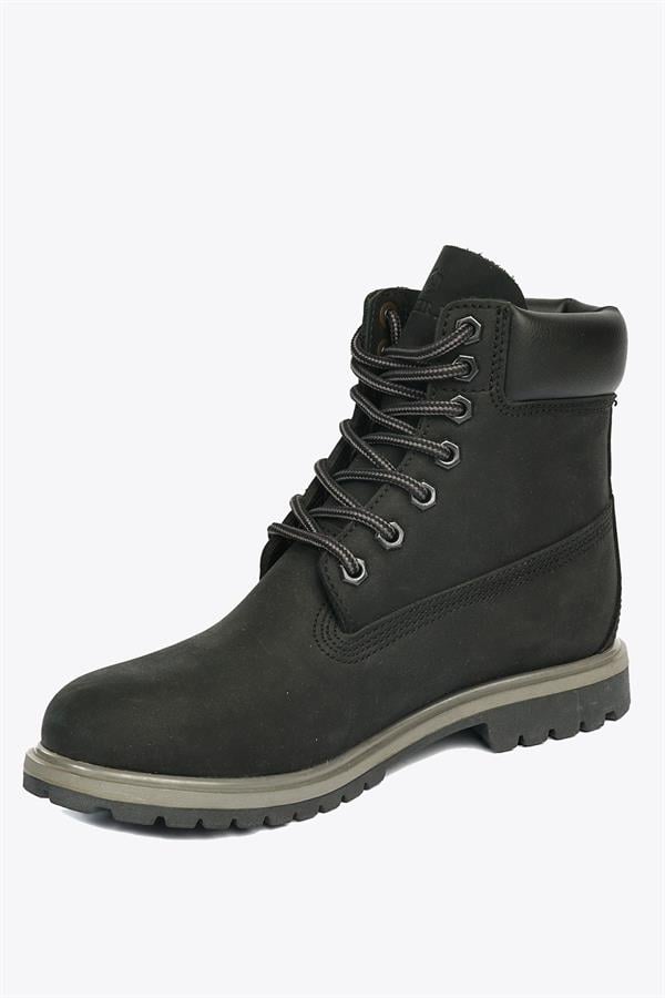 Genuine Leather Black Stick  Boots