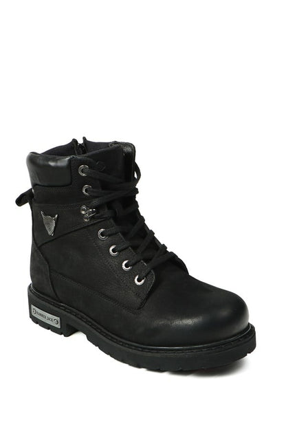 Genuine Leather Black Men's Boots