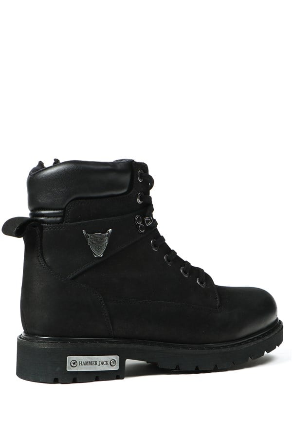 Genuine Leather Black Men's Boots