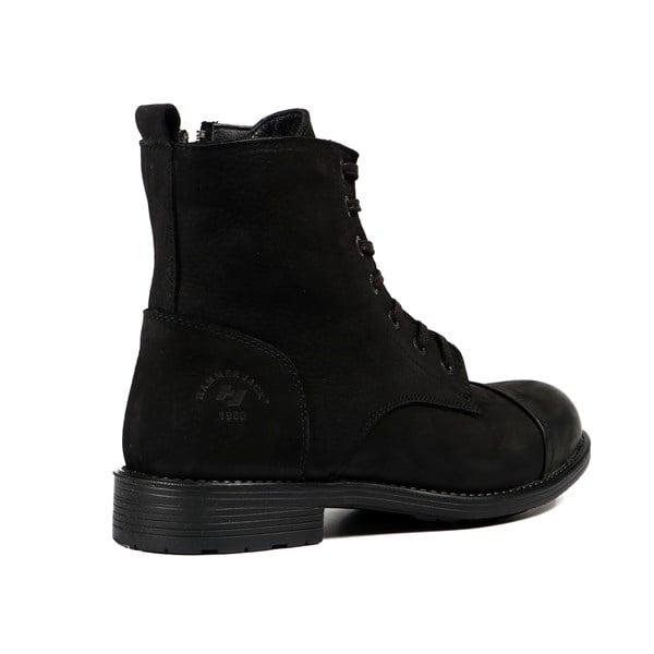 Genuine Leather Black Men's Boots