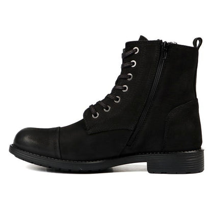Genuine Leather Black Men's Boots