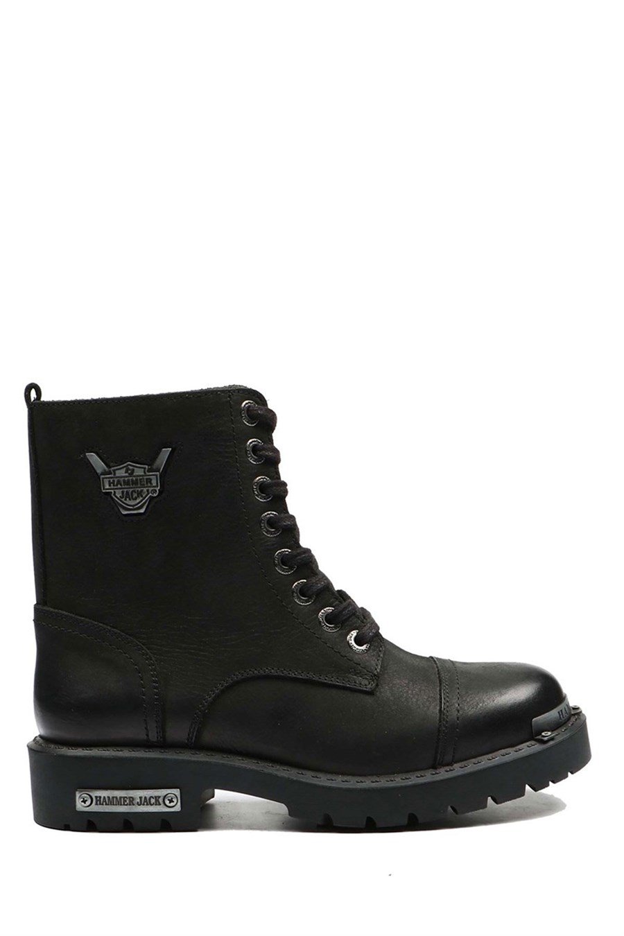 Real Leather Black Shower Stick Female Boots