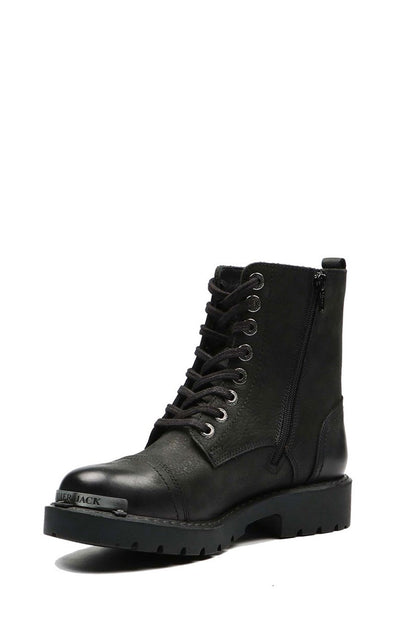 Real Leather Black Shower Stick Female Boots