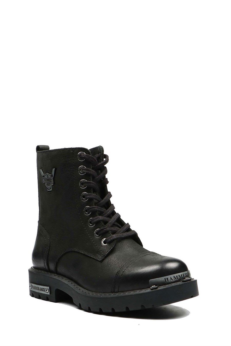 Real Leather Black Shower Stick Female Boots