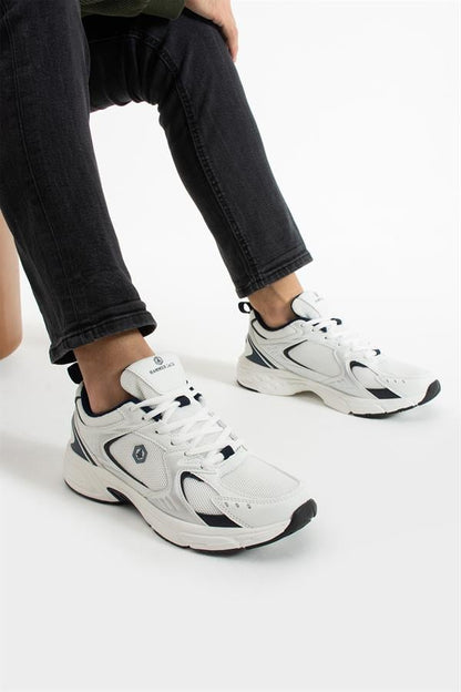 Songa White Men's Athletic Shoes