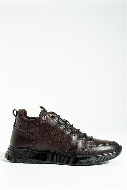 Real Leather Brown Outdoor Men's Boots