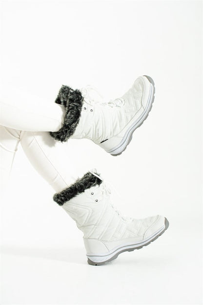 Usoa Waterproof White Outdoor Women's Boots