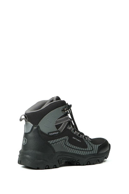 Waterproof Black K.Grey Outdoor Unisex Children's Boots