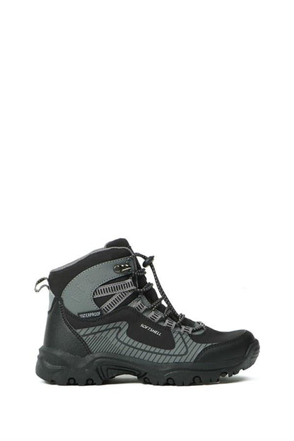 Waterproof Black K.Grey Outdoor Unisex Children's Boots