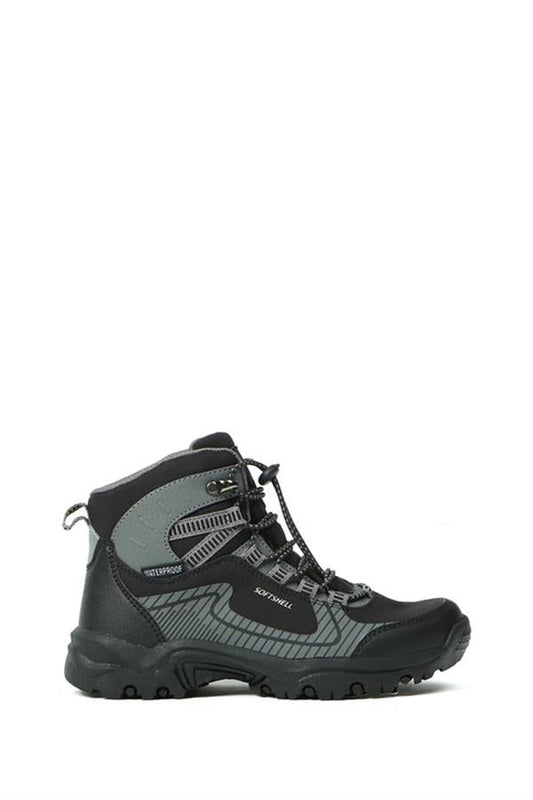 Waterproof Black K.Grey Outdoor Unisex Children's Boots