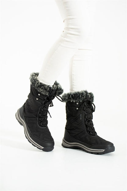 Waterproof Black Outdoor Women's Boots