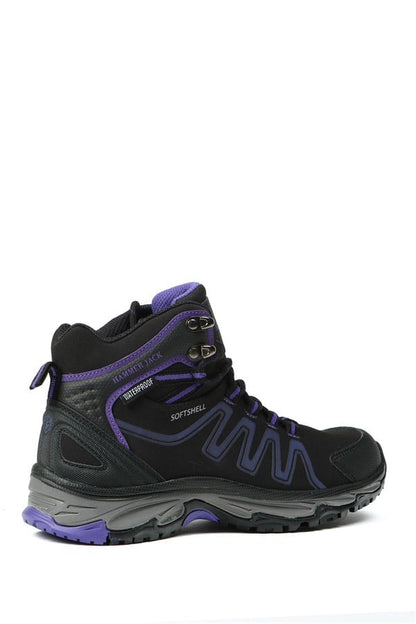 Waterproof Black Purple Outdoor Unisex Boots