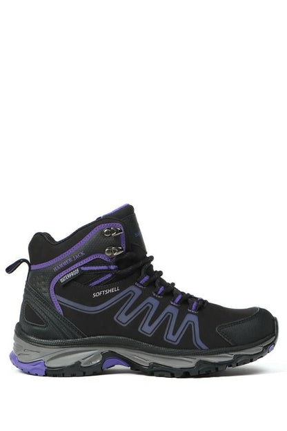 Waterproof Black Purple Outdoor Unisex Boots
