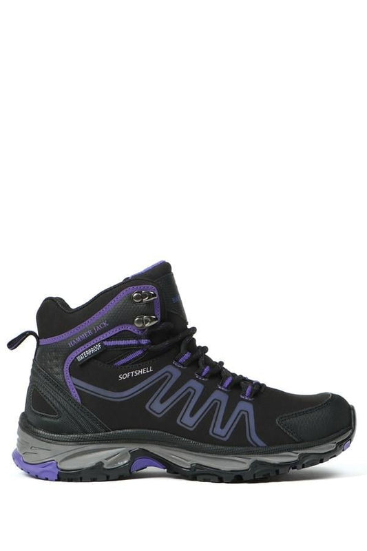 Waterproof Black Purple Outdoor Unisex Boots