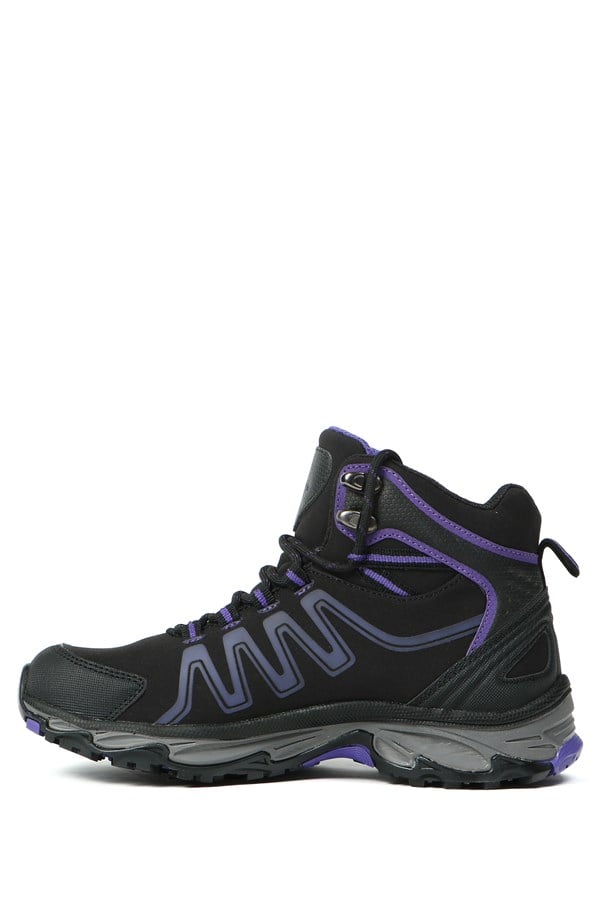 Waterproof Black Purple Outdoor Unisex Boots