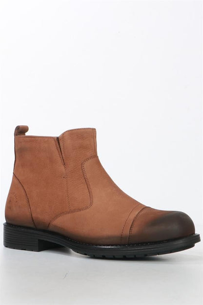 Genuine Leather Tan Men's Boots