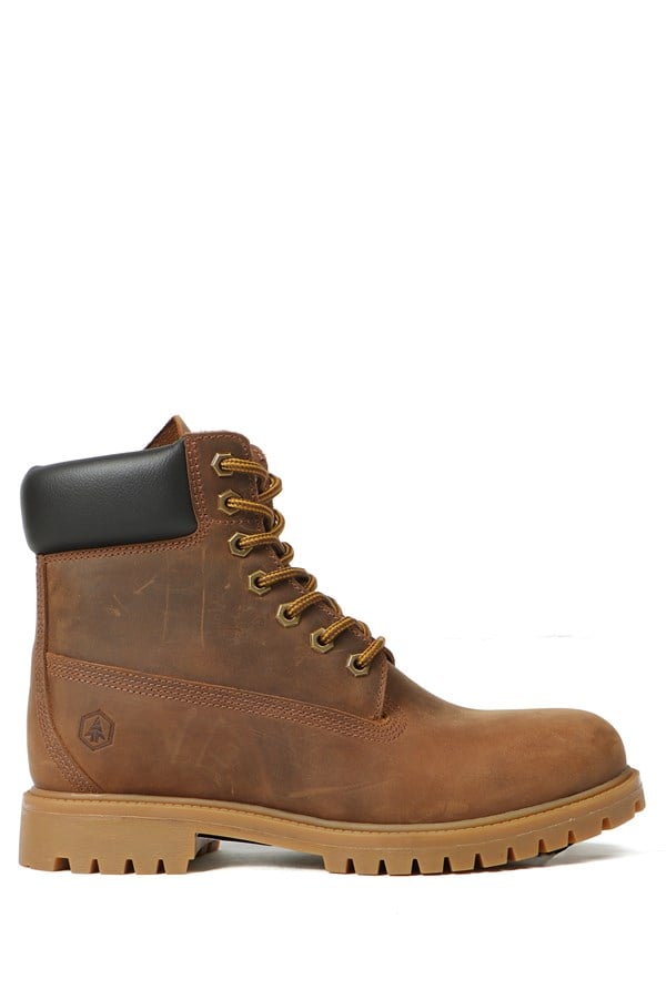 Crazy Genuine Leather Cinnamon Boot