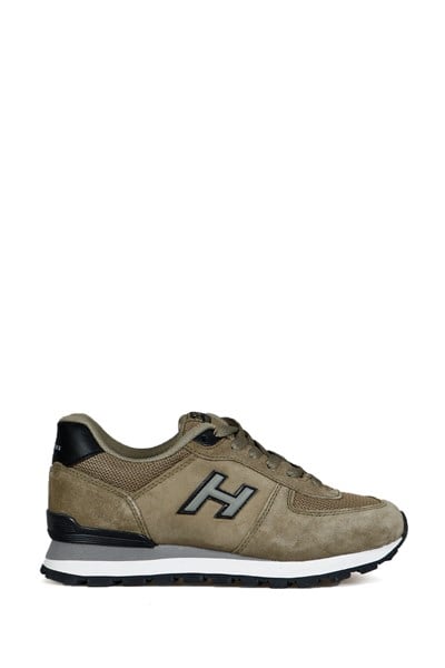Peruvian Genuine Leather Truffle Black Women's Athletic Shoes
