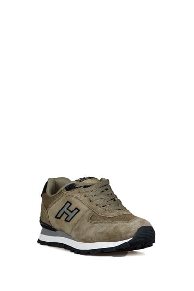 Peruvian Genuine Leather Truffle Black Women's Athletic Shoes