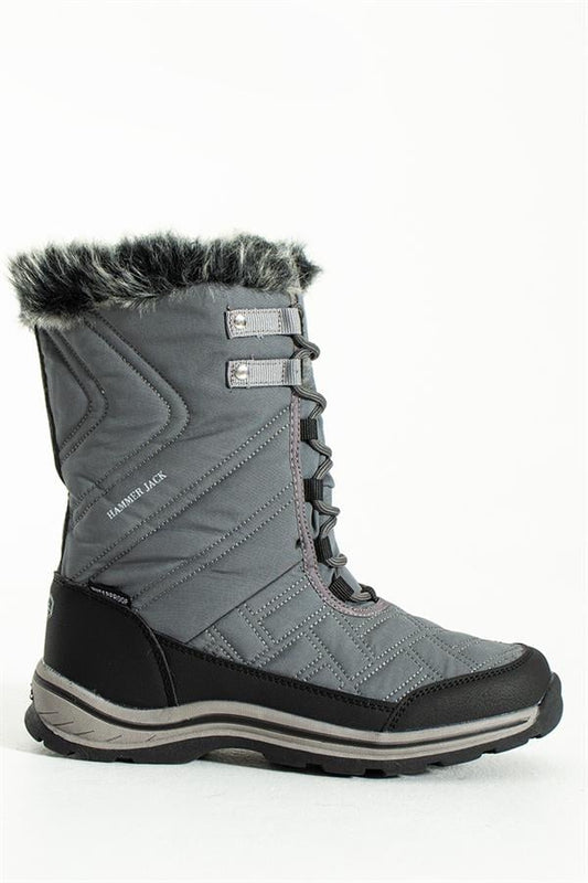 Waterproof Gray Outdoor Women's Boots