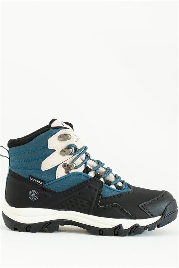 Waterproof Black and Blue Outdoor Women's Boots