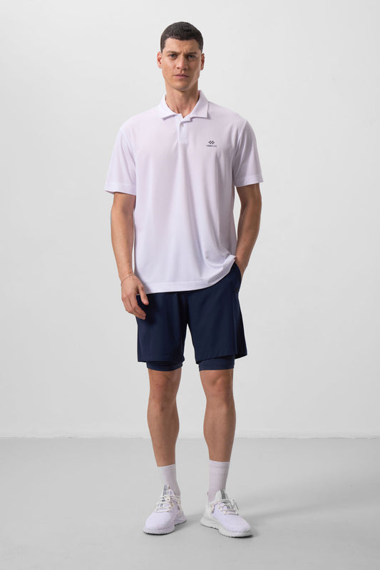 Indigo Polyester Thin Soft Standard Fit Men's Padded Shorts - 81287