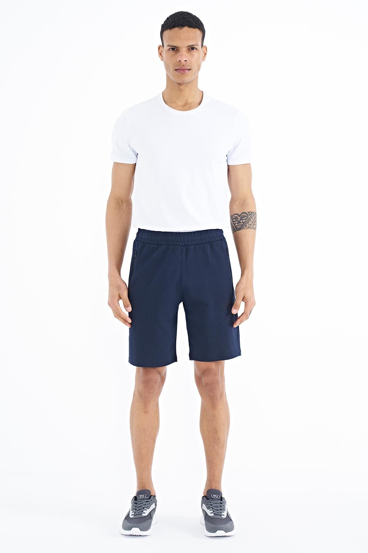 Ryan Indigo Piped Standard Fit Men's Shorts - 81239