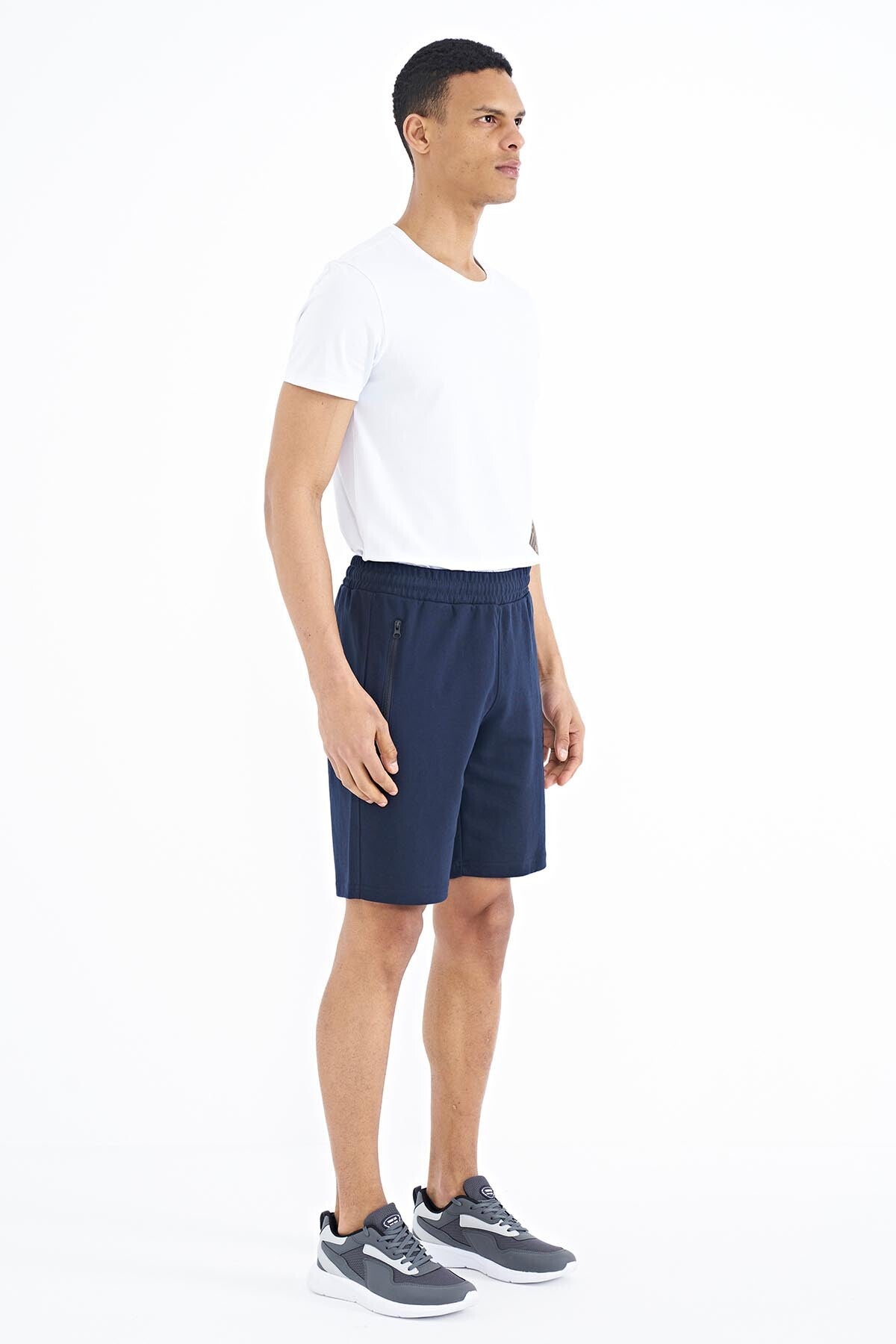 Ryan Indigo Piped Standard Fit Men's Shorts - 81239