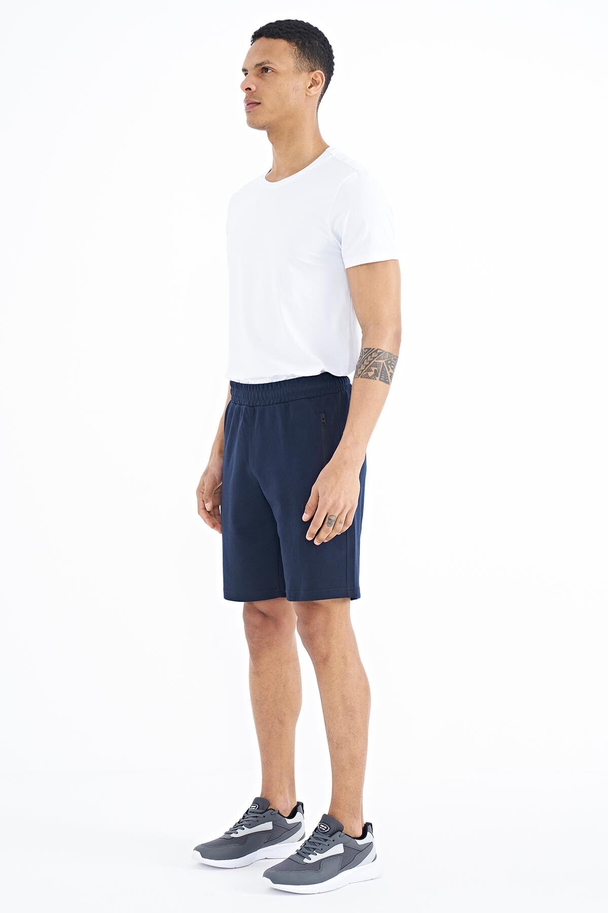 Ryan Indigo Piped Standard Fit Men's Shorts - 81239