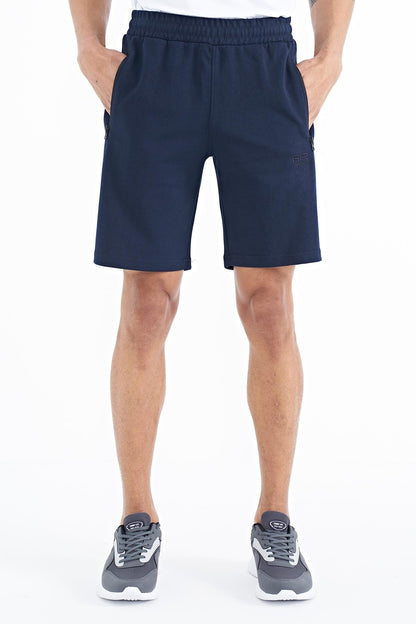 Ryan Indigo Piped Standard Fit Men's Shorts - 81239
