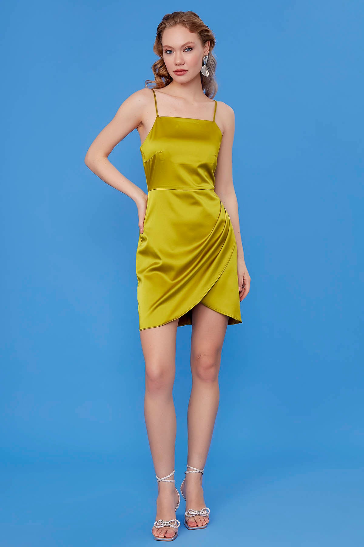 SATIN DRESS