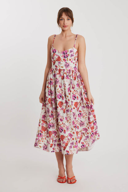 STRING SUSPENDED BACKPLANE FLORAL ADDRESS