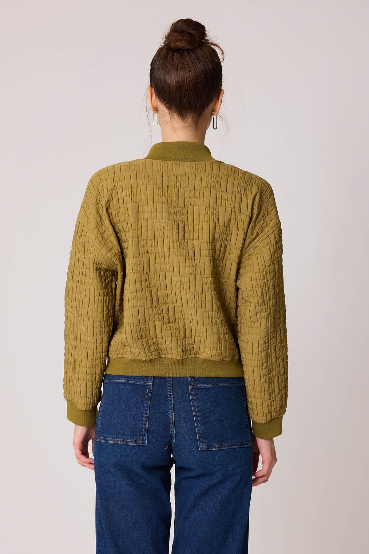 CAPITONE STUDS COVERED EMBOSSED JACKET