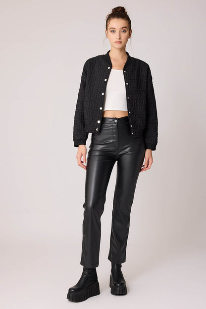 CAPITONE STUDS COVERED EMBOSSED JACKET